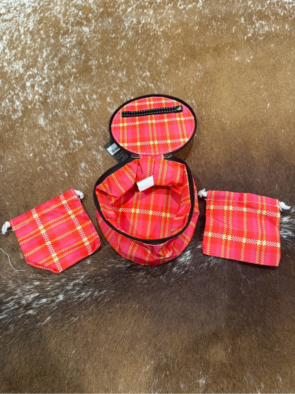 SCOUT Perfect Gem Sweet Tartan Jewelry Travel Case NWT